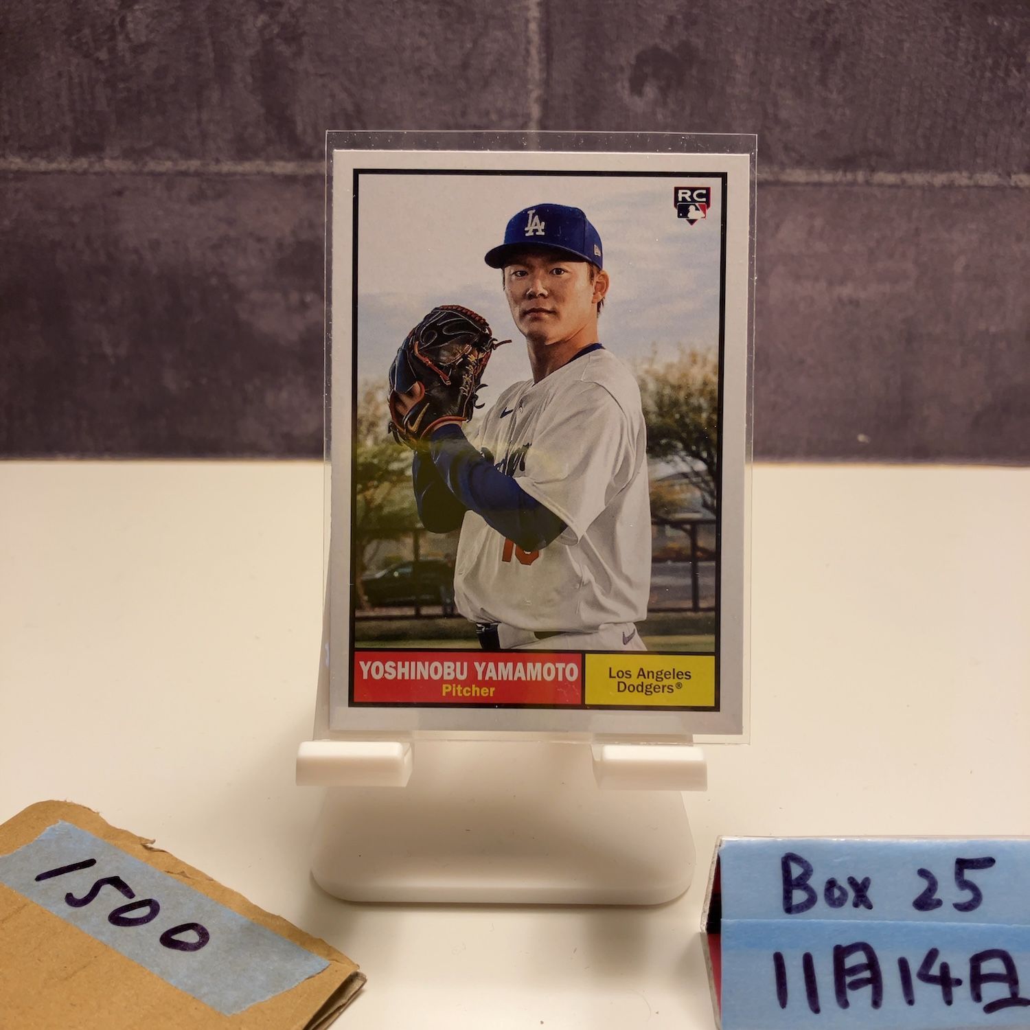 2024 Topps Yoshinobu Yamamoto 山本由伸 Los Angeles Dodgers Pitcher