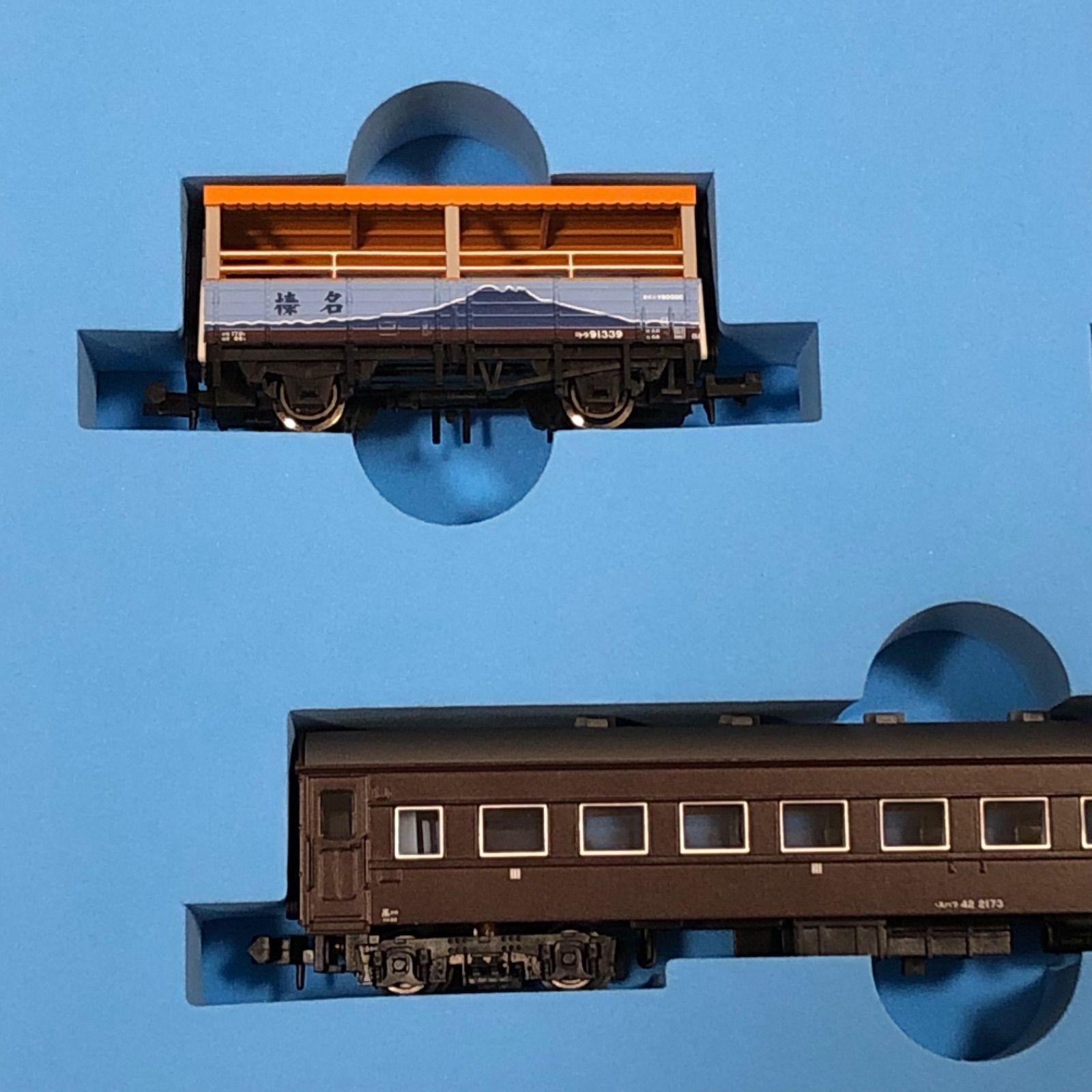 EF55-1 改良品 43系客車 トラ90000 トロッコ列車 7両セット 上越の風を