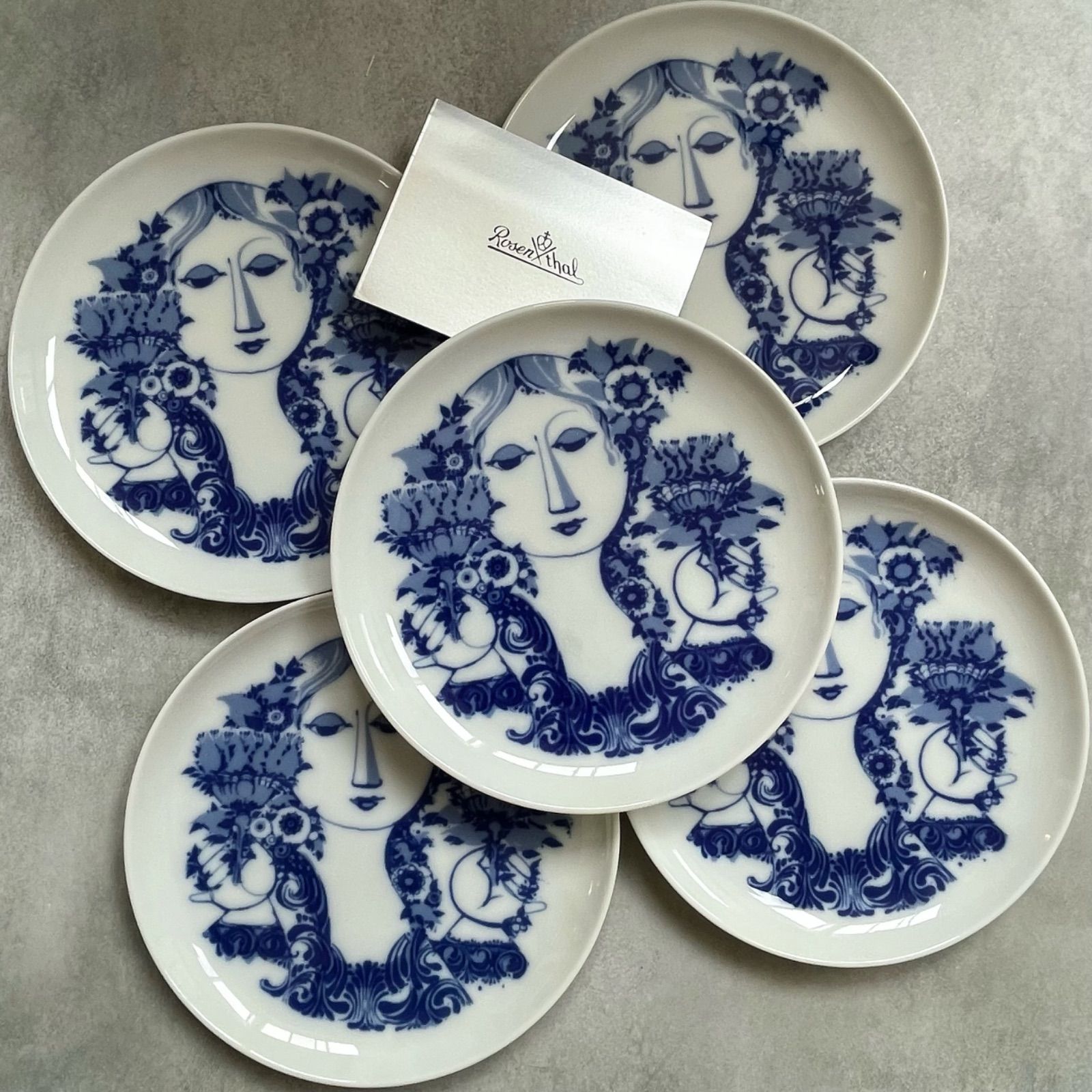 新品 ブランド箱入り ローゼンタール ビヨン ヴィンブラッドケーキ皿5