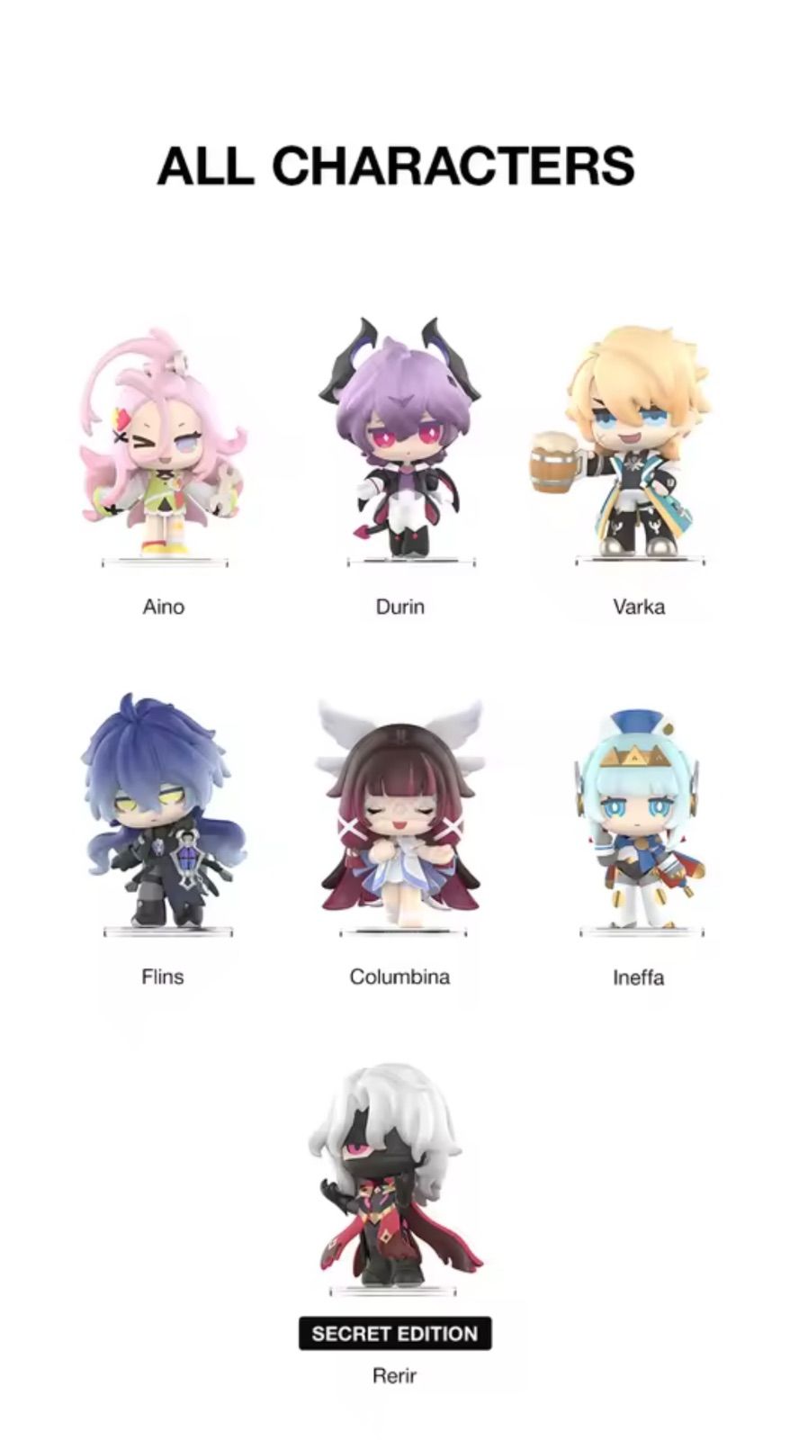 即納】新品未開封 POP MART ポップマート 原神 Gathering Chibi