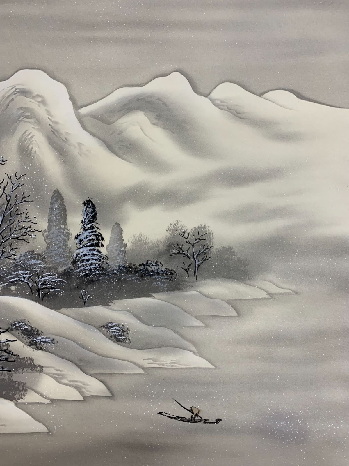 掛け軸】288 福永大蕪「水墨山水」#茶掛 #掛軸 #古美術 #骨董 #お