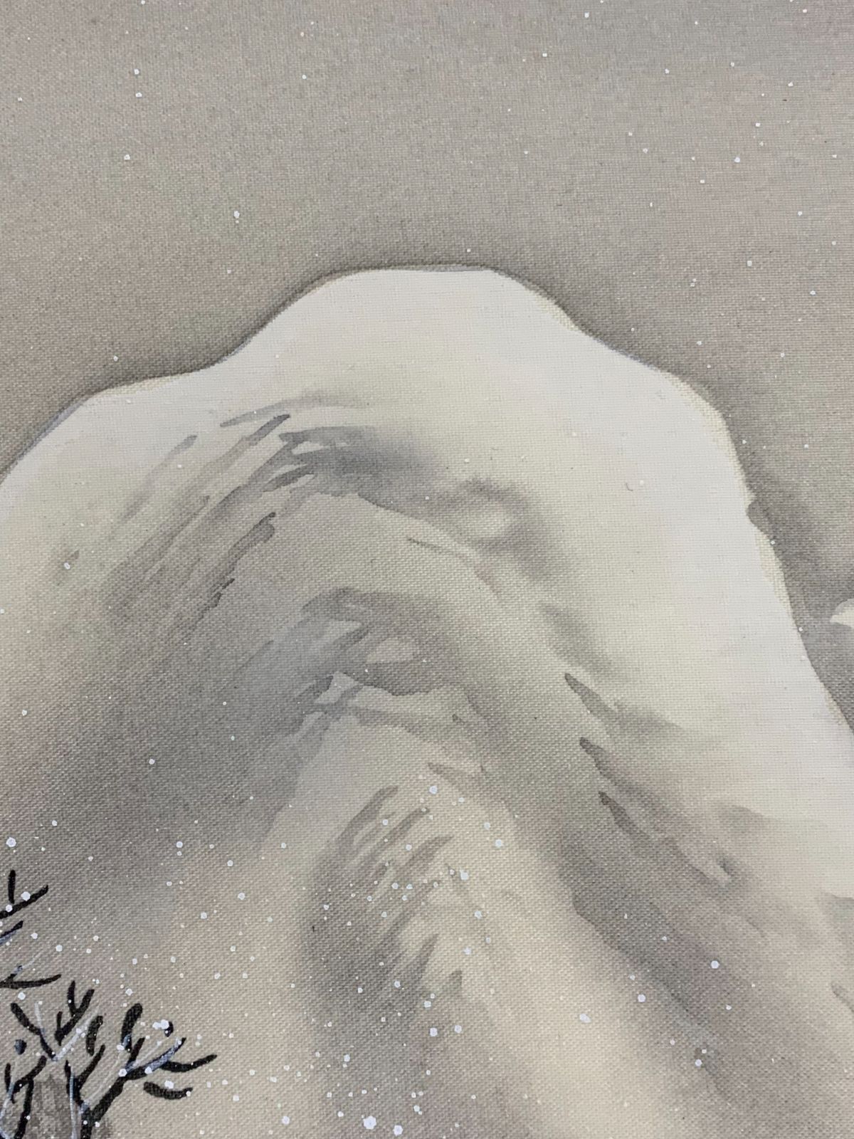 掛け軸】288 福永大蕪「水墨山水」#茶掛 #掛軸 #古美術 #骨董 #お