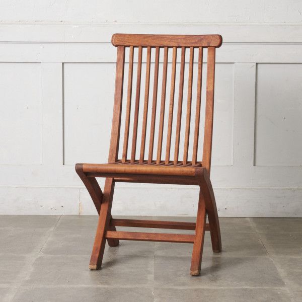 Jati フォールディング チェア チーク 無垢材 折りたたみ 椅子