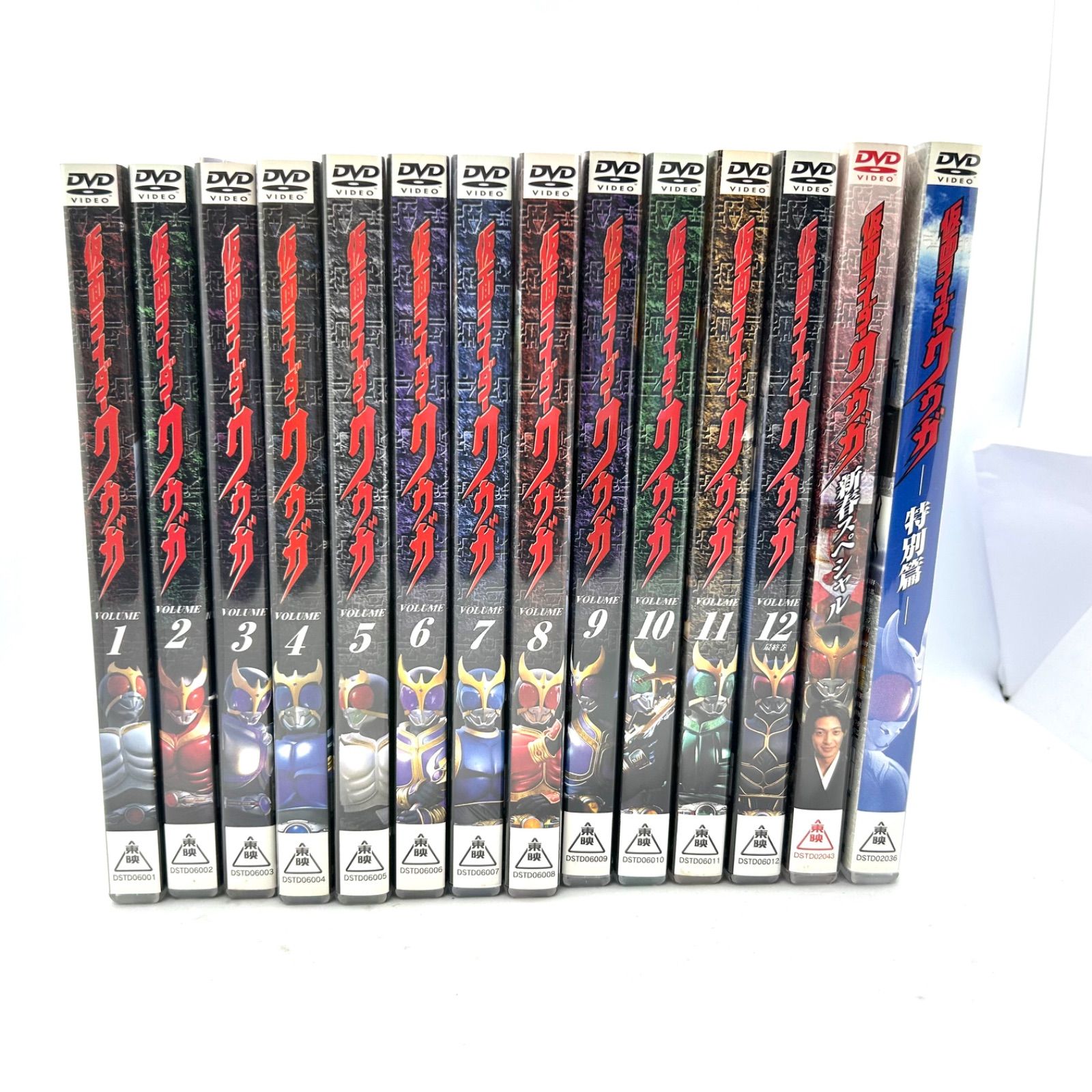 祝25周年 仮面ライダークウガDVD全14巻特典カードホルダー カード多数