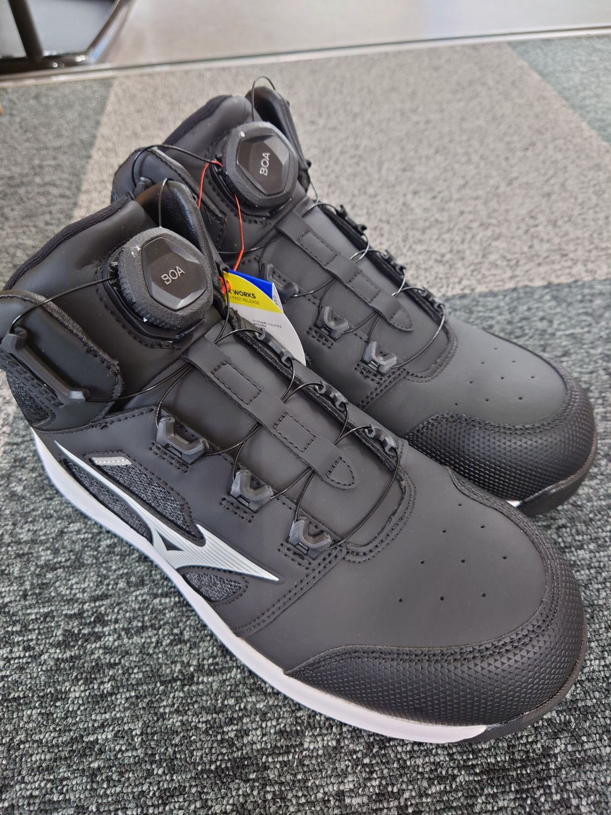 かっこいい】MIZUNO オールマイティ 安全靴 LSⅡ73M BOA 26cm ブラック