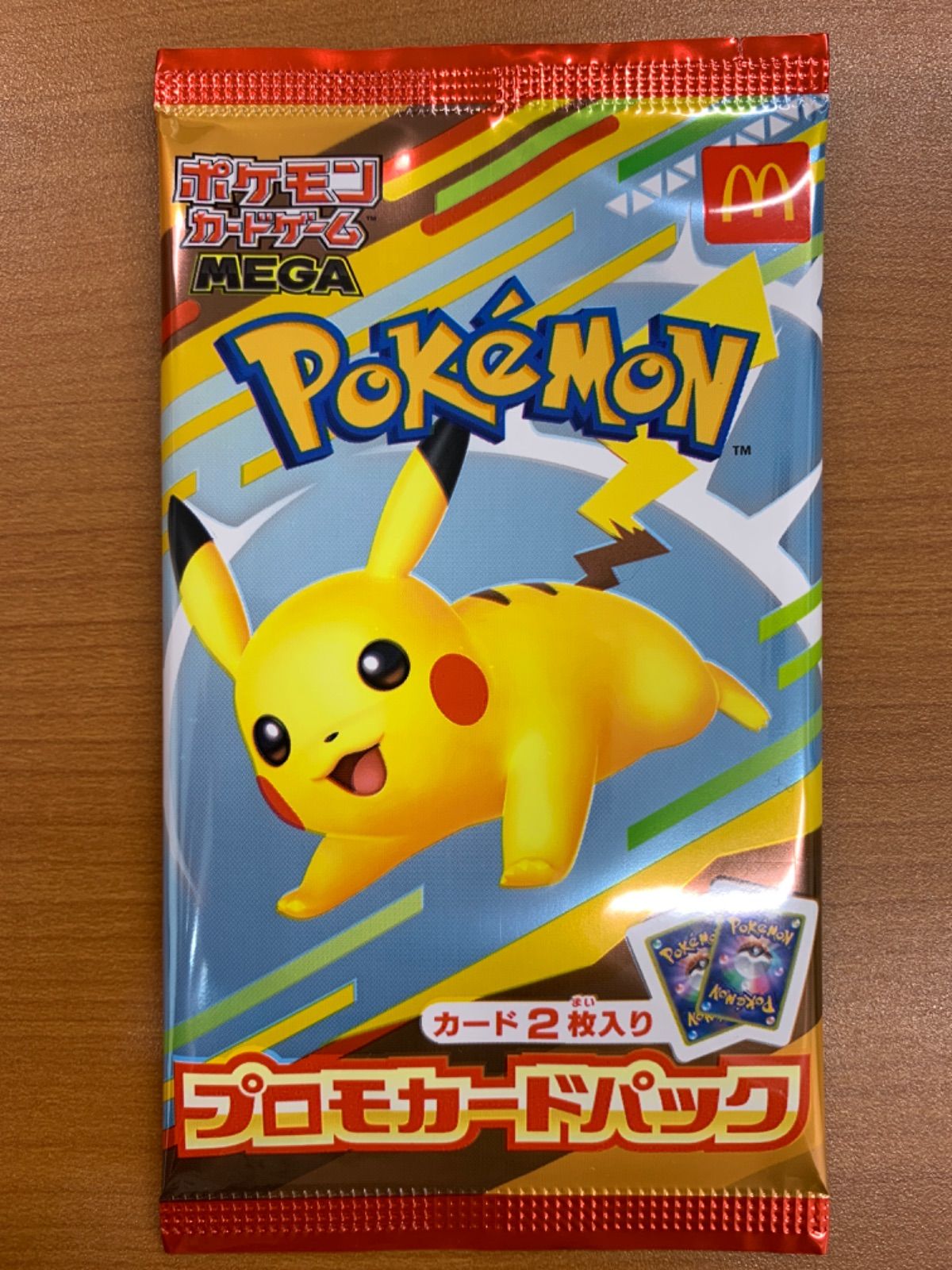 未開封】ポケモンカードゲームMEGA プロモカードパック マクドナルド