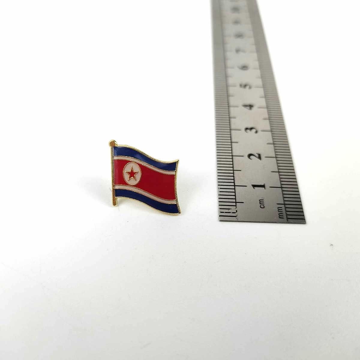 北朝鮮国旗 ピンバッジ ピンズ DPRK 朝鮮民主主義人民共和国 昔 似てる