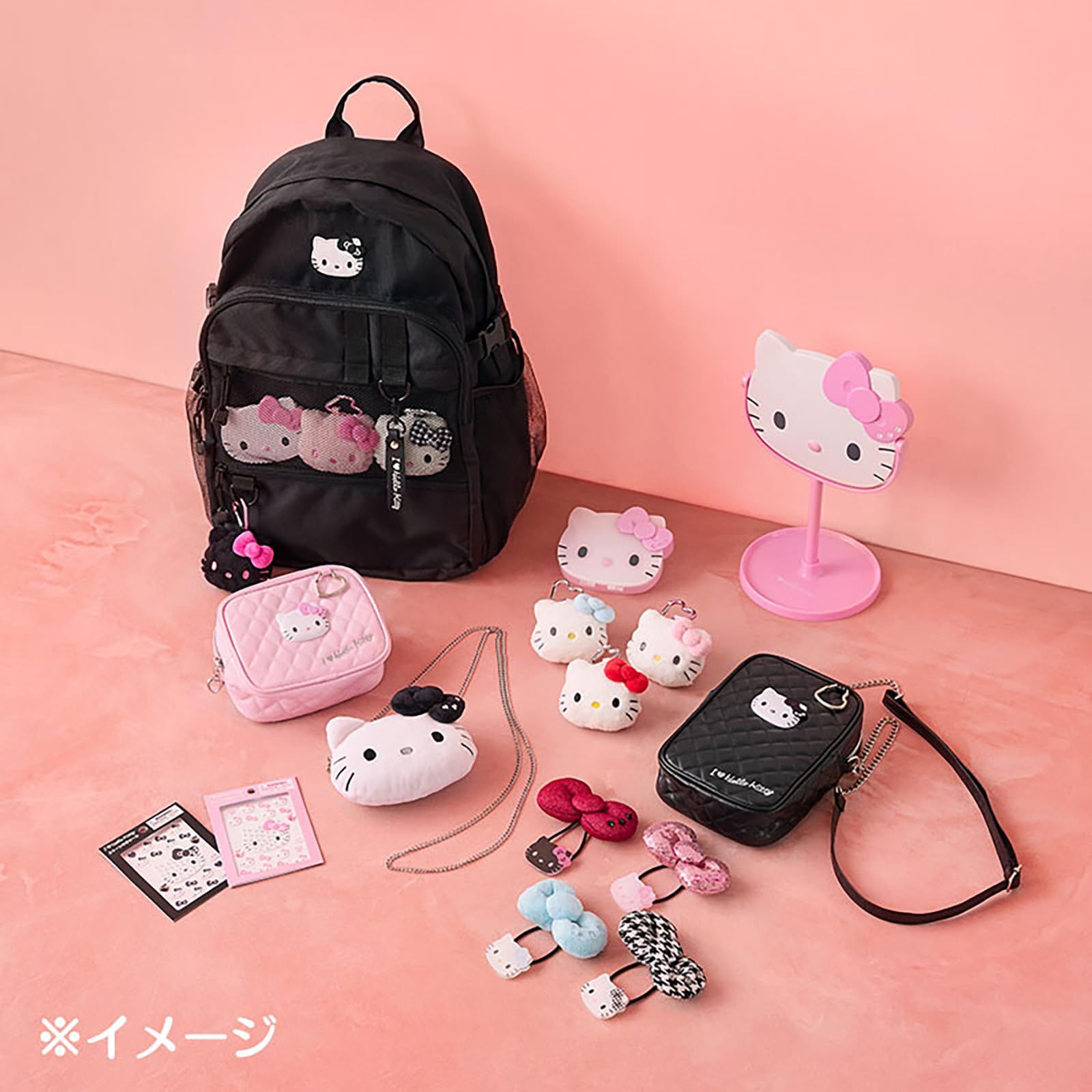 新品 サンリオ(SANRIO) スタンドミラー（I Love Hello Kitty） ハロー