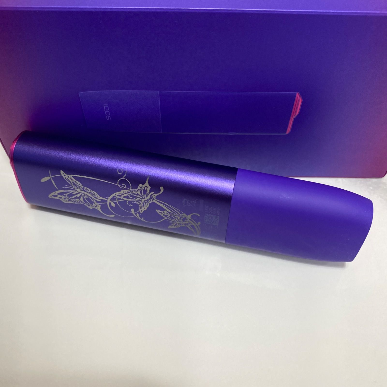 iQOS ILUMA ONE アイコス イルマ ワン レーザー加工 アゲハ蝶 ネオン