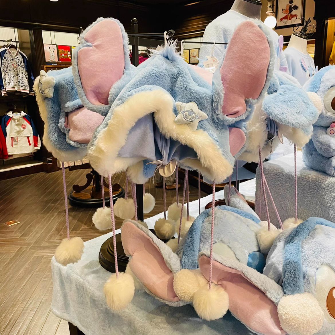 即日発送 ディズニー スティッチ エンジェル ファンキャップ 2点セット