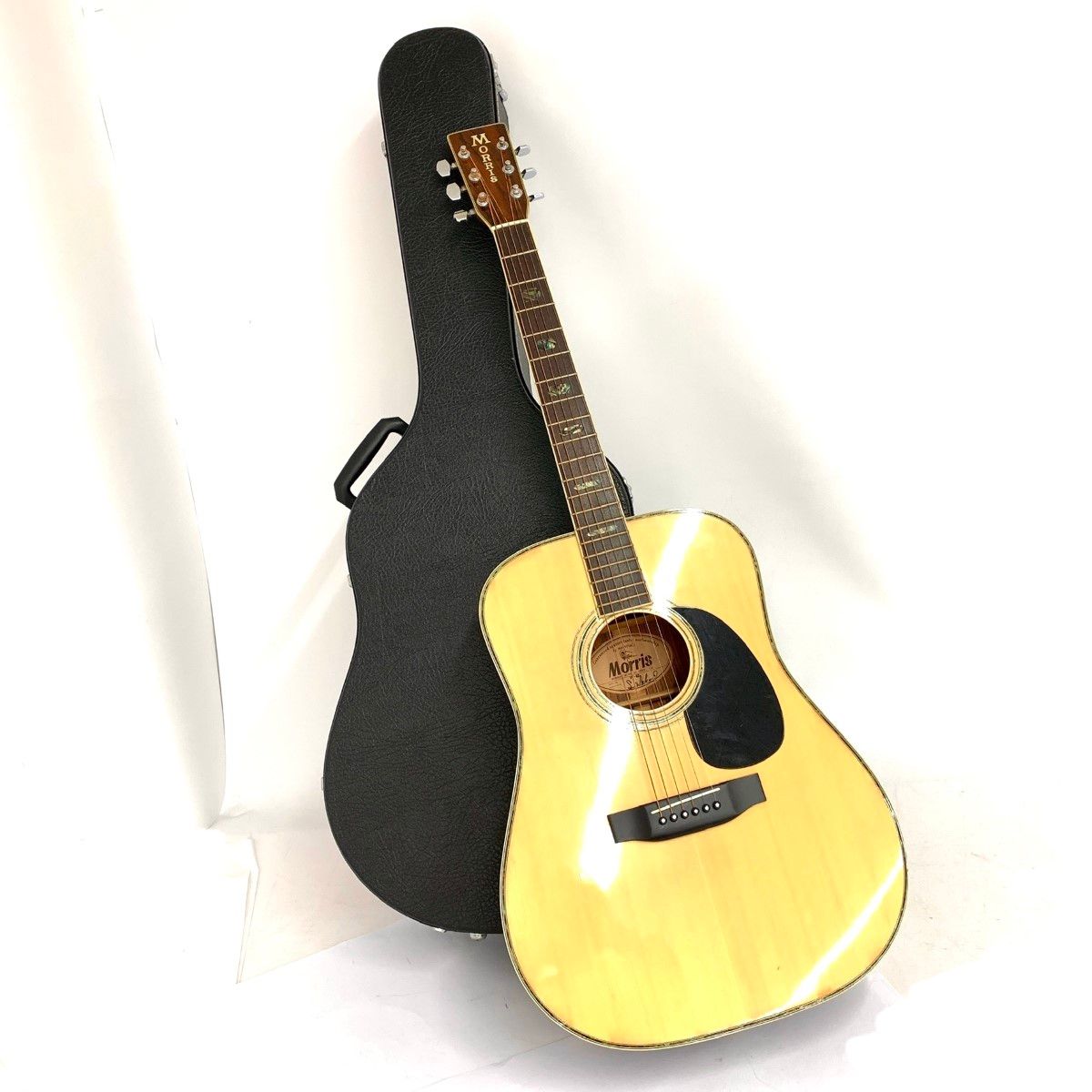Morris W-40 アコースティックギター ハードケース付 レトロ モーリス