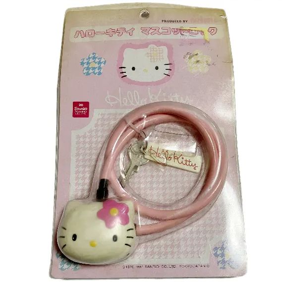 Sanrio サンリオ 1997年製 ハローキティ マスコットロック 自転車