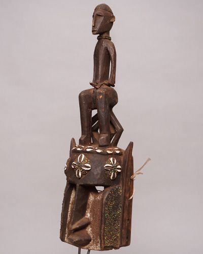 アフリカ マリ共和国 ドゴン族 マスク 仮面 No.428 木彫り 彫刻