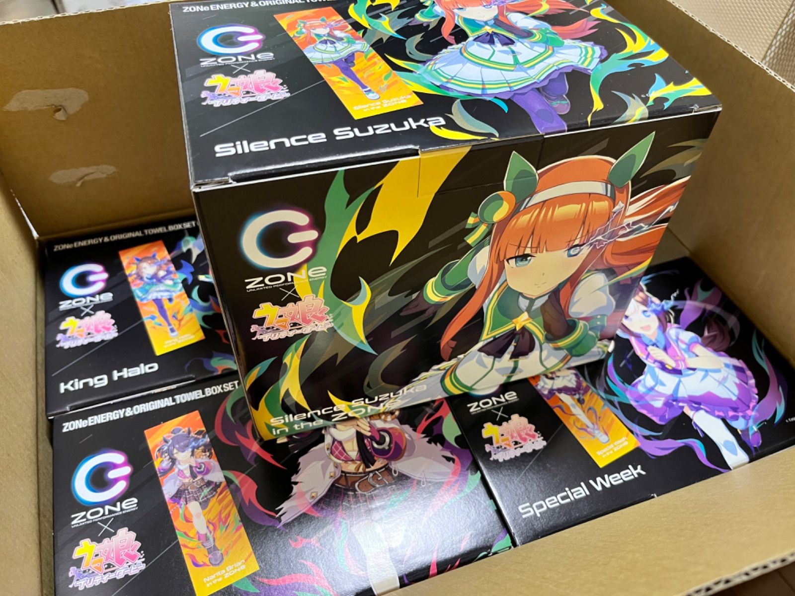 ウマ娘 zone タオル 外箱あり 段ボールごと発送 - メルカリ