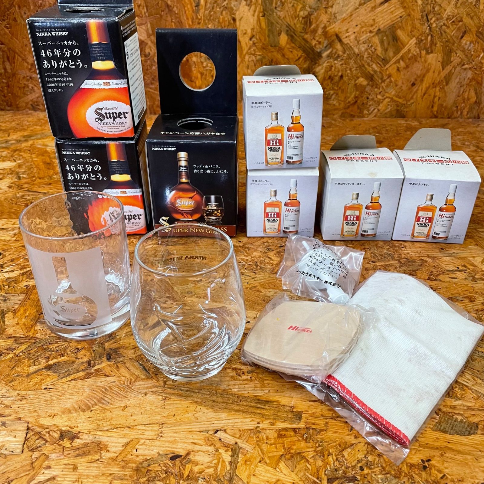 非売品 ノベルティ NIKKA WHISKY グラス 小物セット ニッカウイスキー