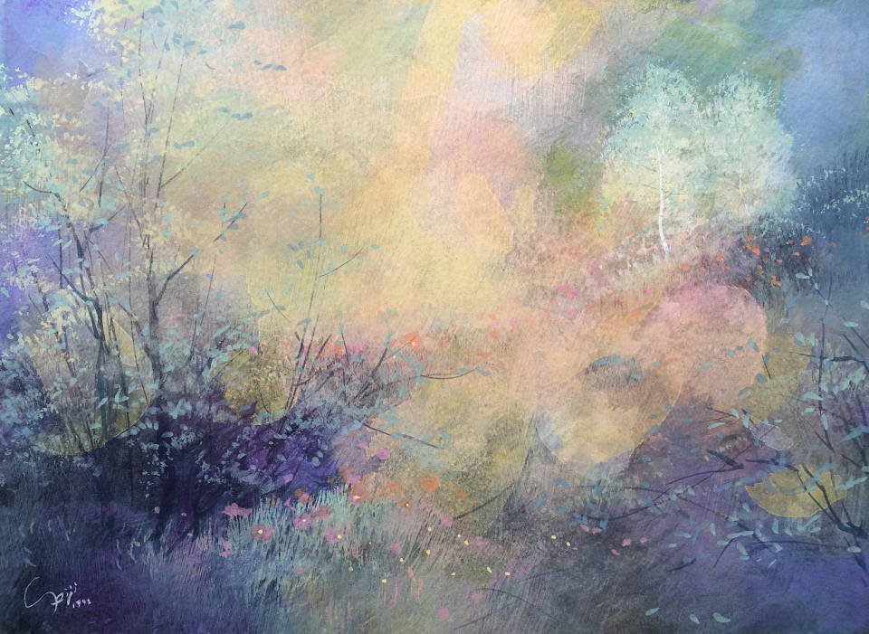 美しい水彩ガッシュ画船本清司の世界｜船本清司ガッシュ画