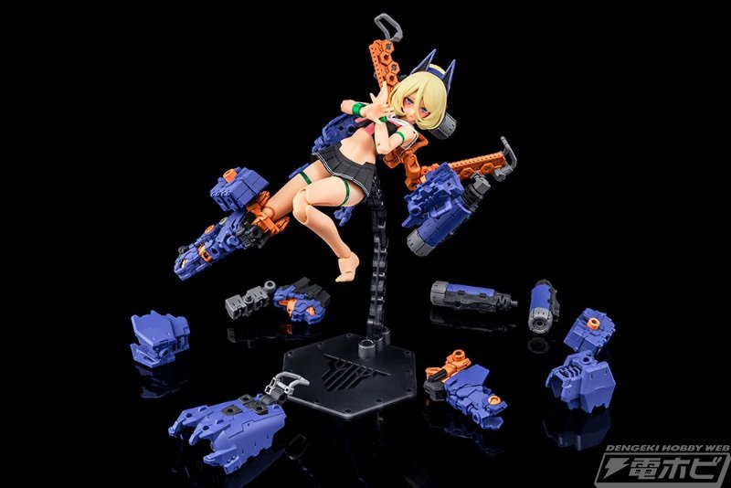 成形色を変更した夜戦型！『メガミデバイス』BUSTER DOLLタンク
