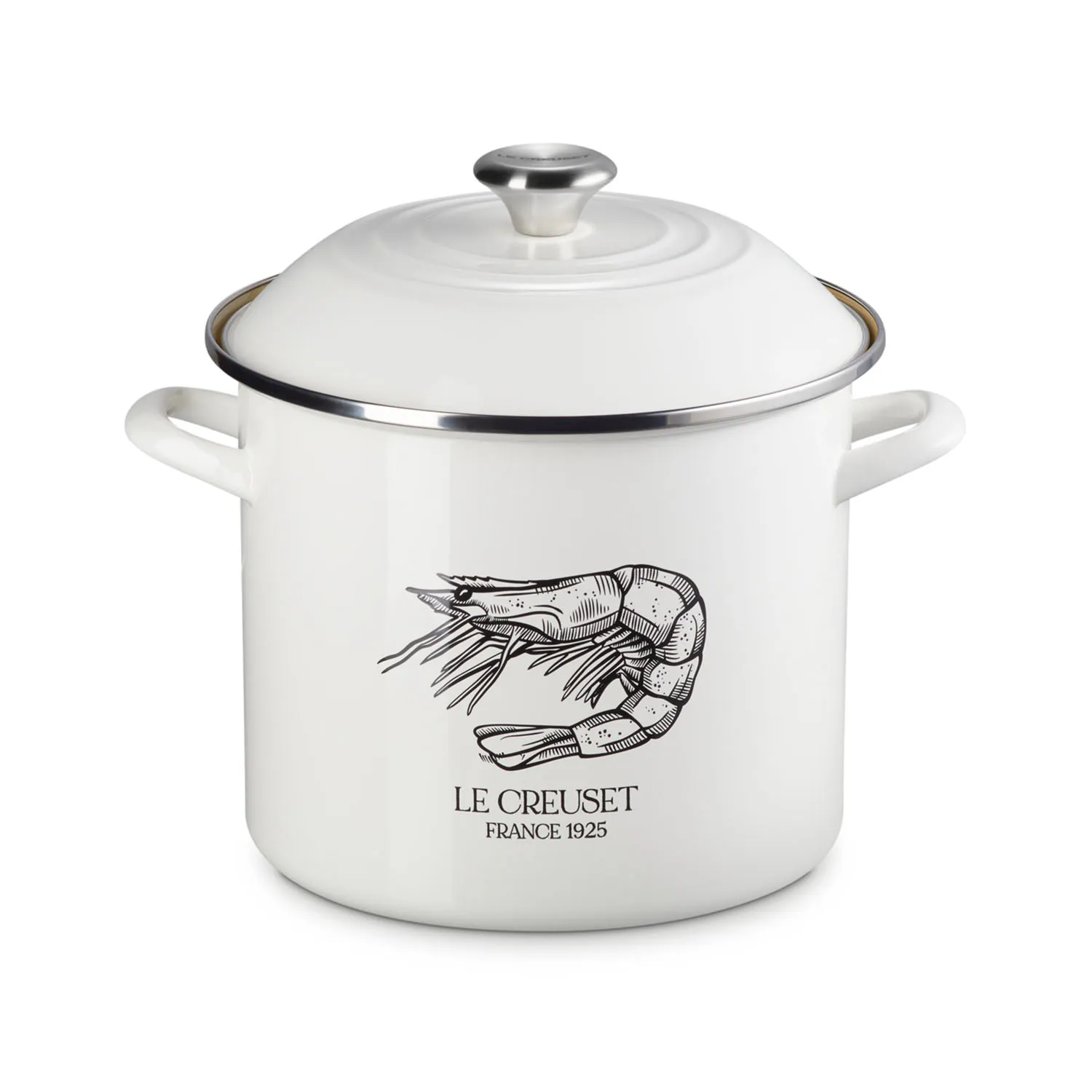 Le Creuset Enameled Steel Traditional Shrimp Stockpot, 10 qt