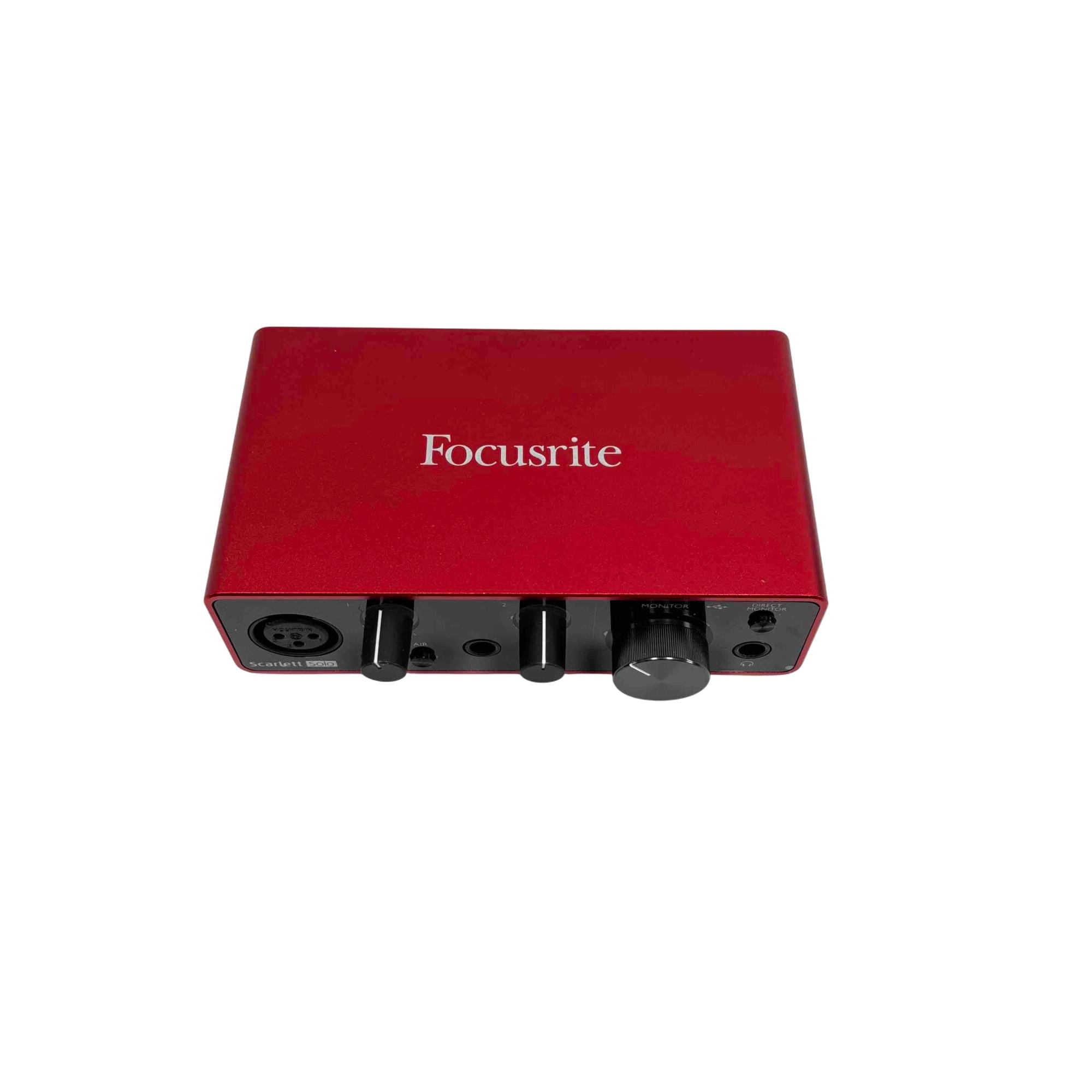 Focusrite Scarlett Solo 3rd Generation USB Audio Interface 4974