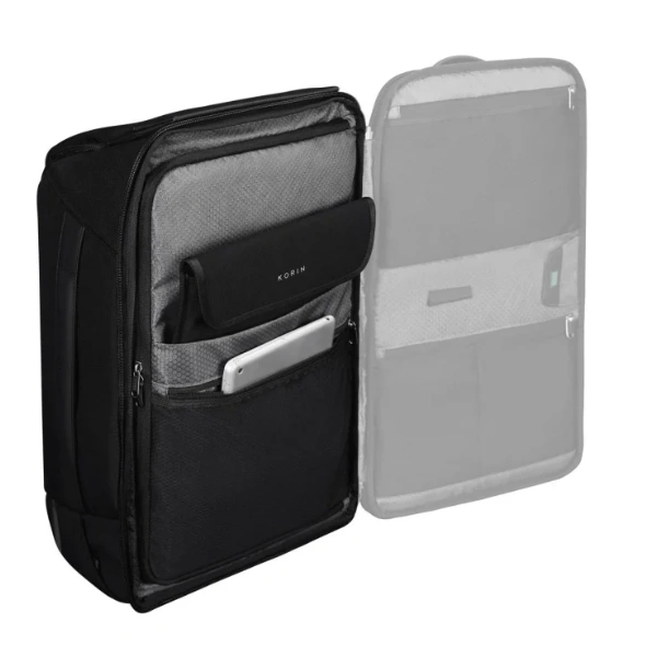 Korin Clickpack Travlo 45l Anti-theft Travel Backpack - Black