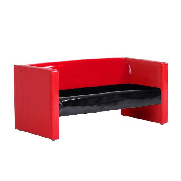 2人掛けソファ スタイリッシュ｜プチコンパクトソファkaku 2P エナメル