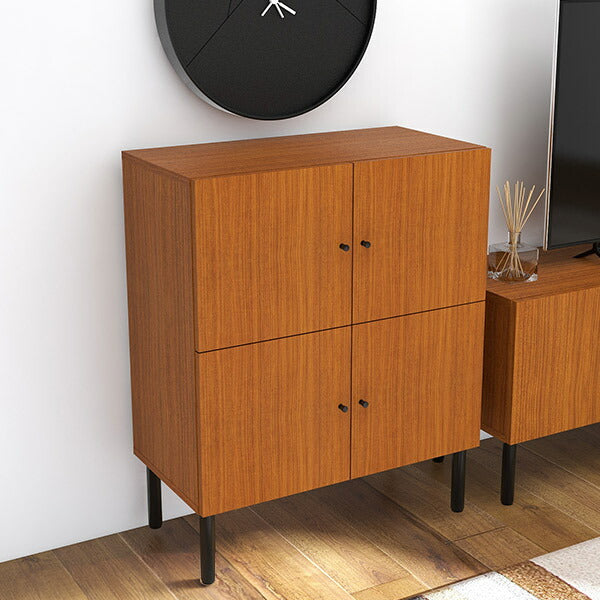 フロアキャビネット 見せる収納｜arne 80L cabi 木目｜0000ae024361