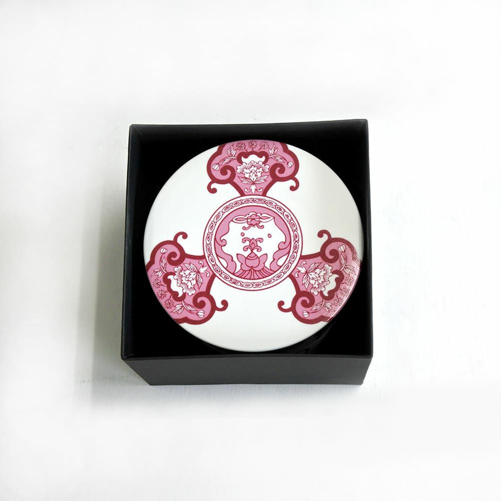 JAPAN AUTUMN 二段重 古伊万里草花紋 ワインレッド 化粧箱入 – ARITA