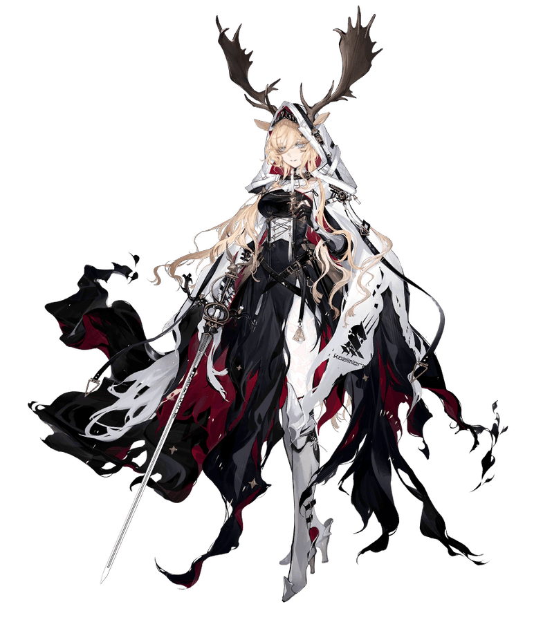 アークナイツ 燭騎士・ヴィヴィアンナ ガレージキット フィギュア