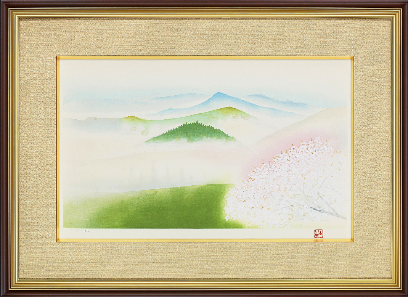 奥村土牛『 吉野 【1点限り】』 | 木版画 | 日経アート