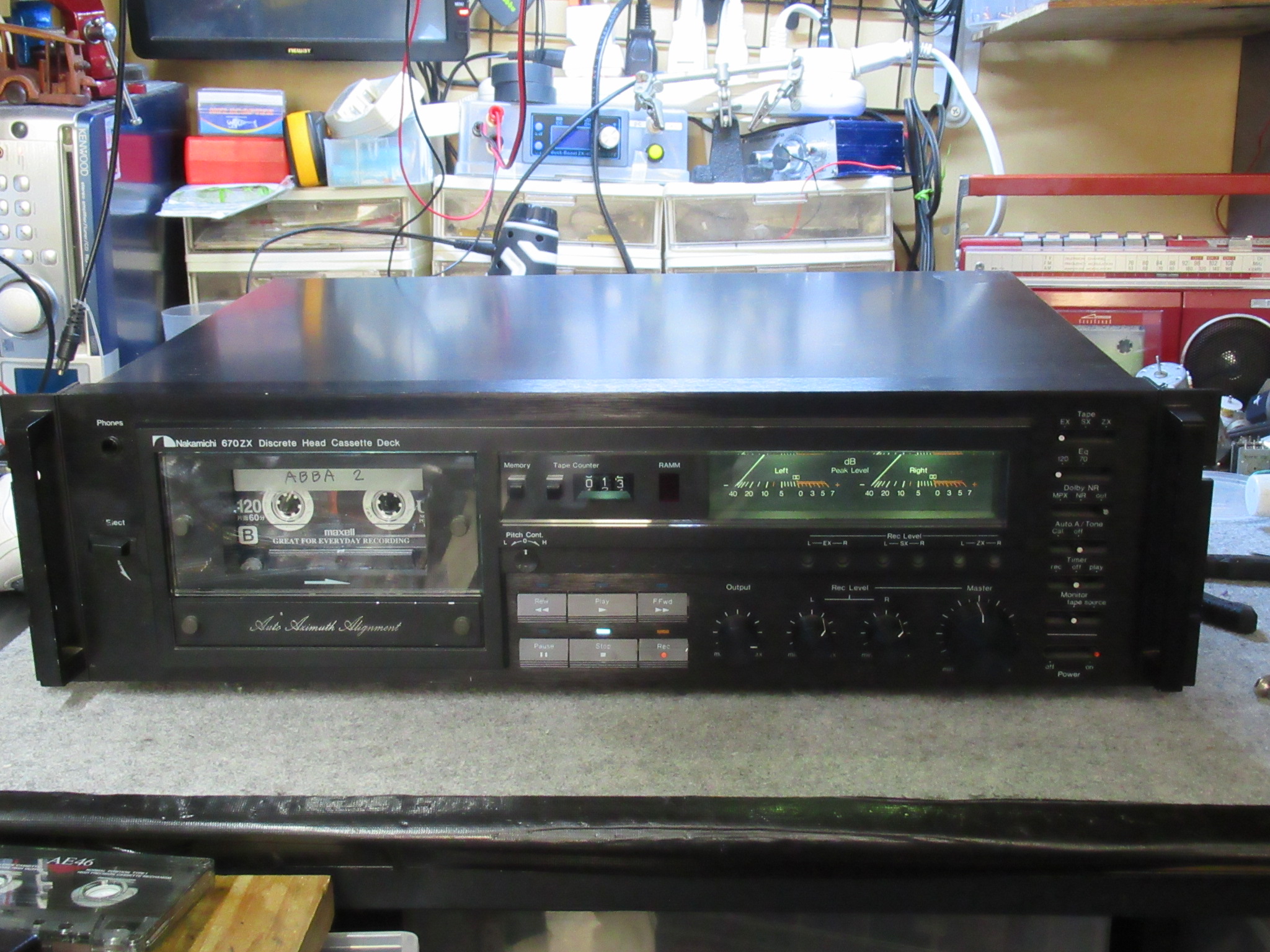 Nakamichi 670ZX オートアジマス故障 – Audiolife － Enjoy your audio