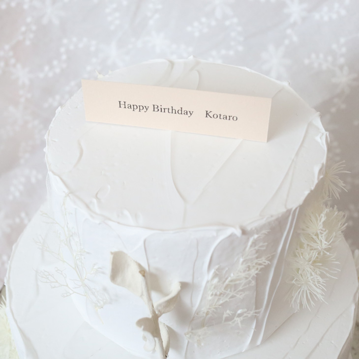 PURE WHITE FLOWERS]クレイケーキ【1type】ピュアホワイトフラワーズ