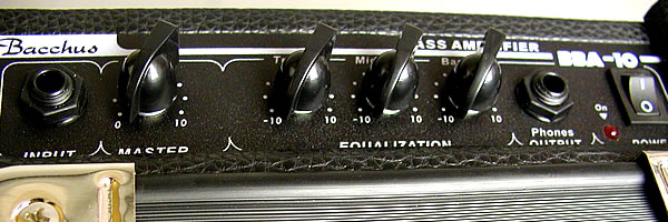 エレキベース用10Wアンプ BBA-10 (Bacchus)