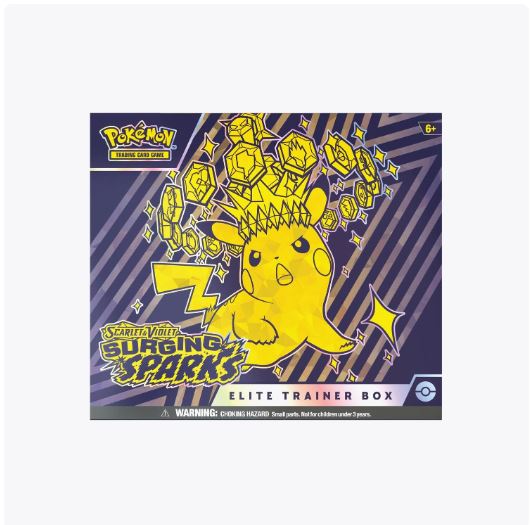 Surging Sparks Elite Trainer Box – Baker Breaks