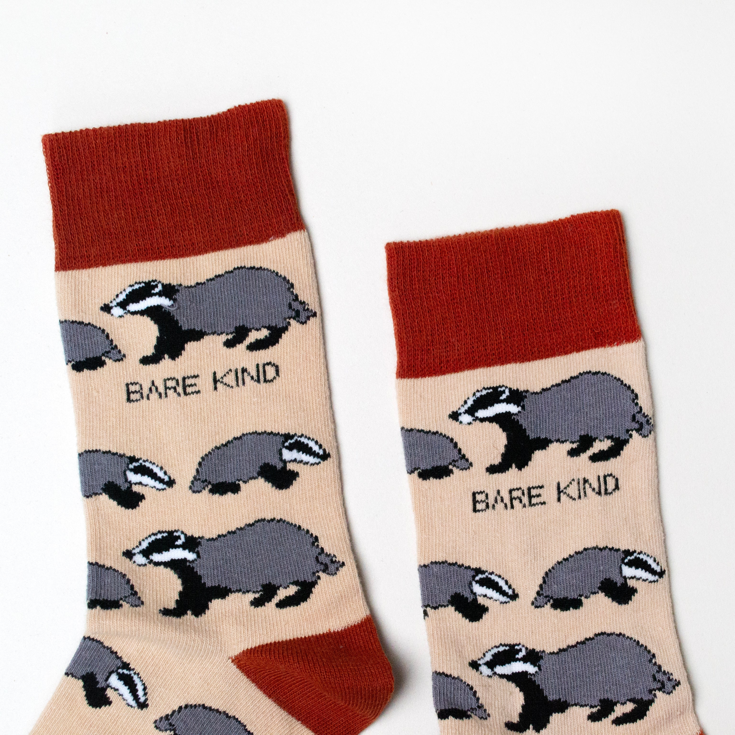 Save the Badgers Bamboo Socks - 100% Happiness Guarantee – Bare Kind