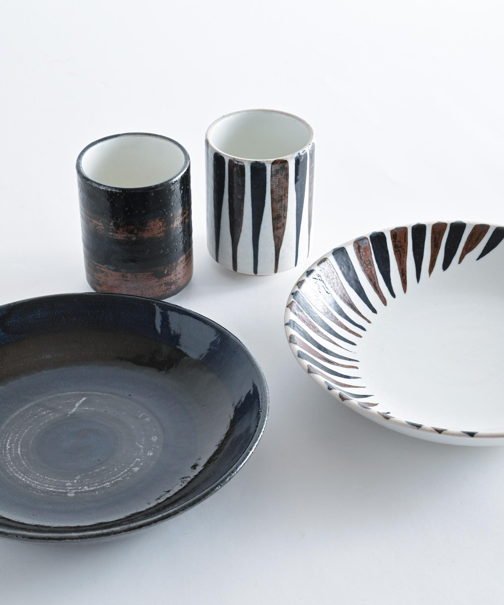 7寸皿 プレート [染錆駒筋] – BASIC AND ACCENT ONLINE STORE