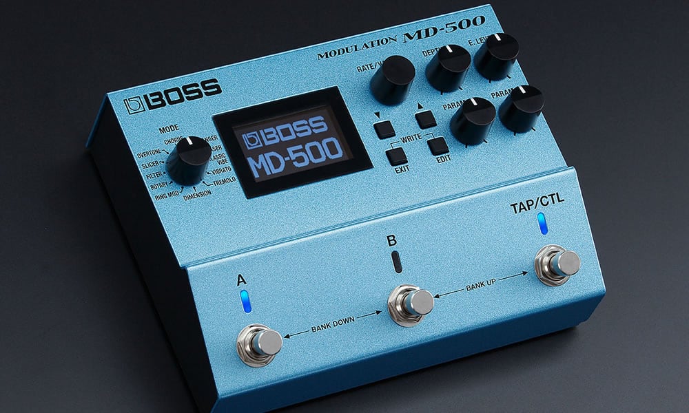 Review - Boss Modulation MD-500 Effects Pedal - Bass Musician