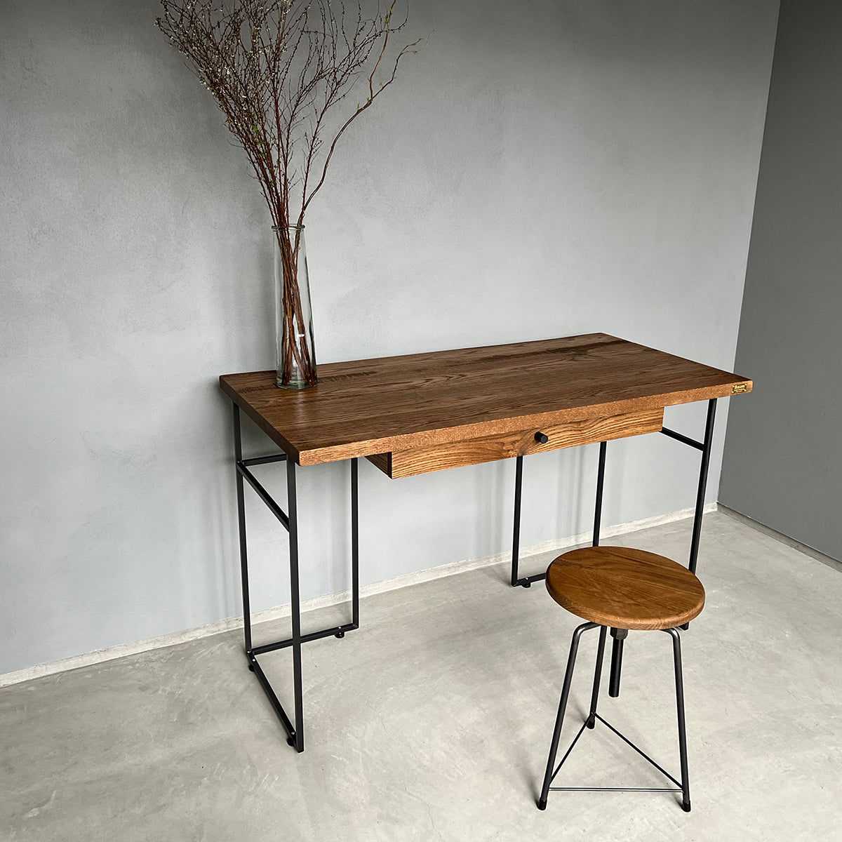 カウンターデスク【IR_LG_M】| オーダーメイドのアイアン家具を中心に