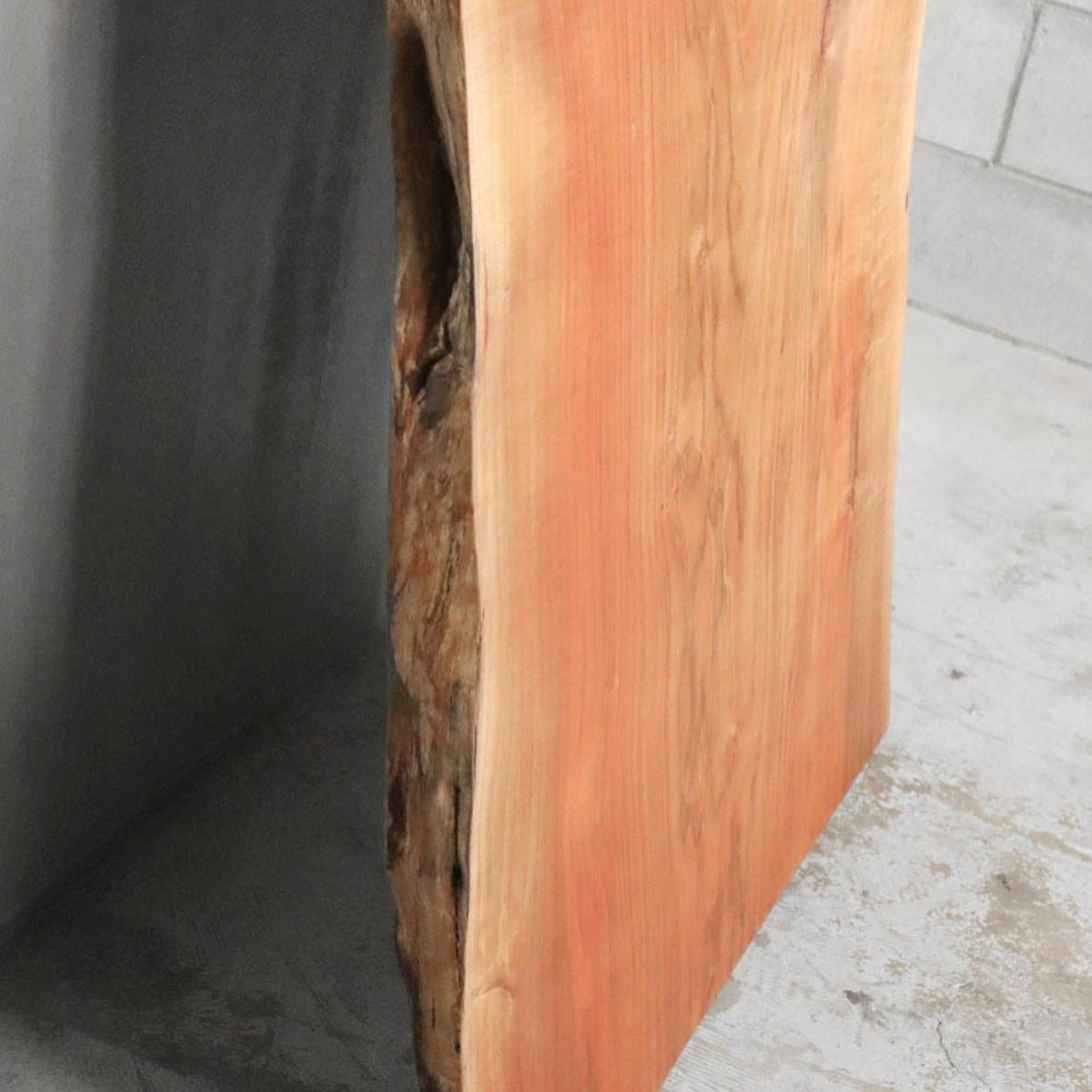 無垢一枚板 山桜《C-549》W2100/完成品 | オーダーメイドのアイアン