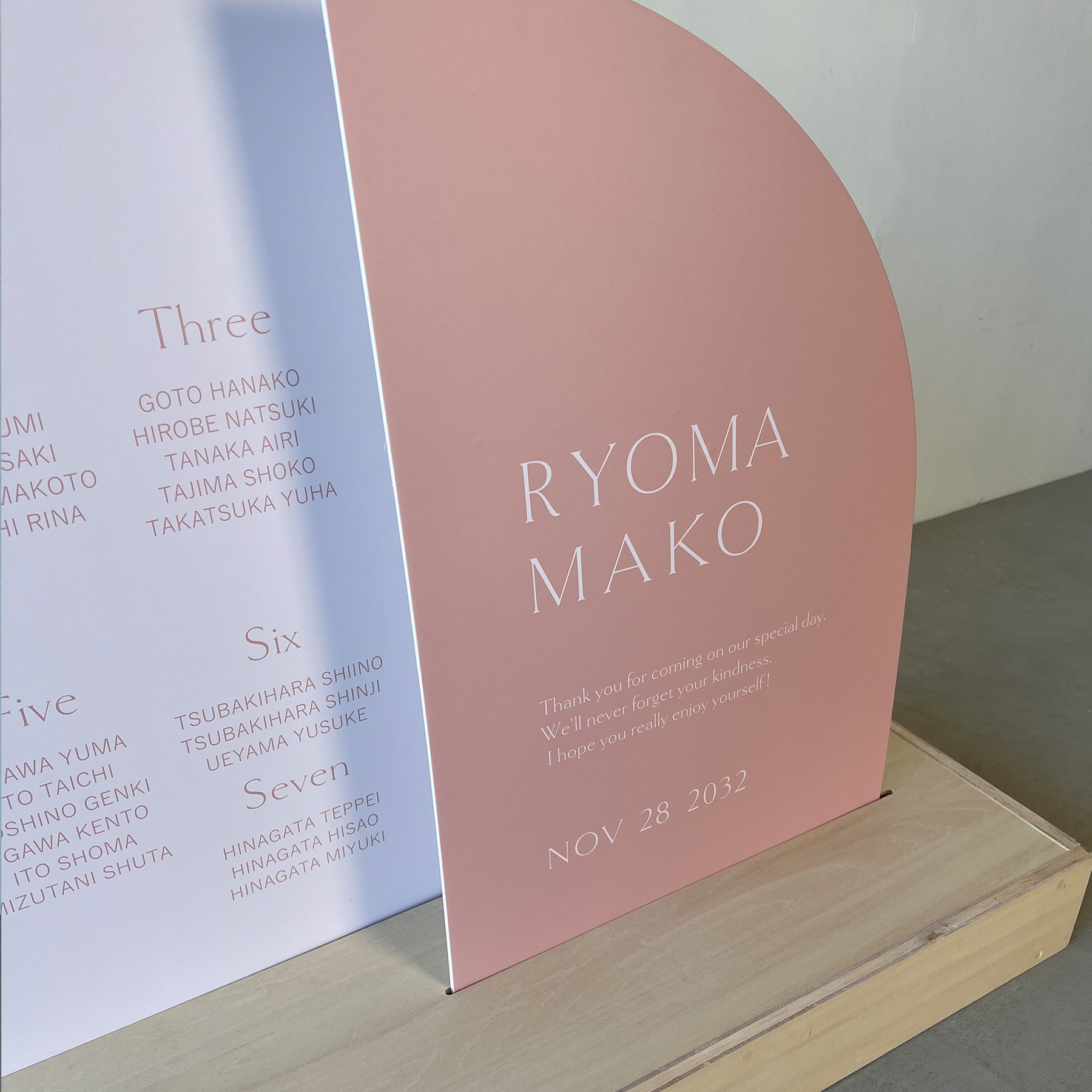 大型ウェルカムボード・シーティングチャート/wbp03 | Bellwedy