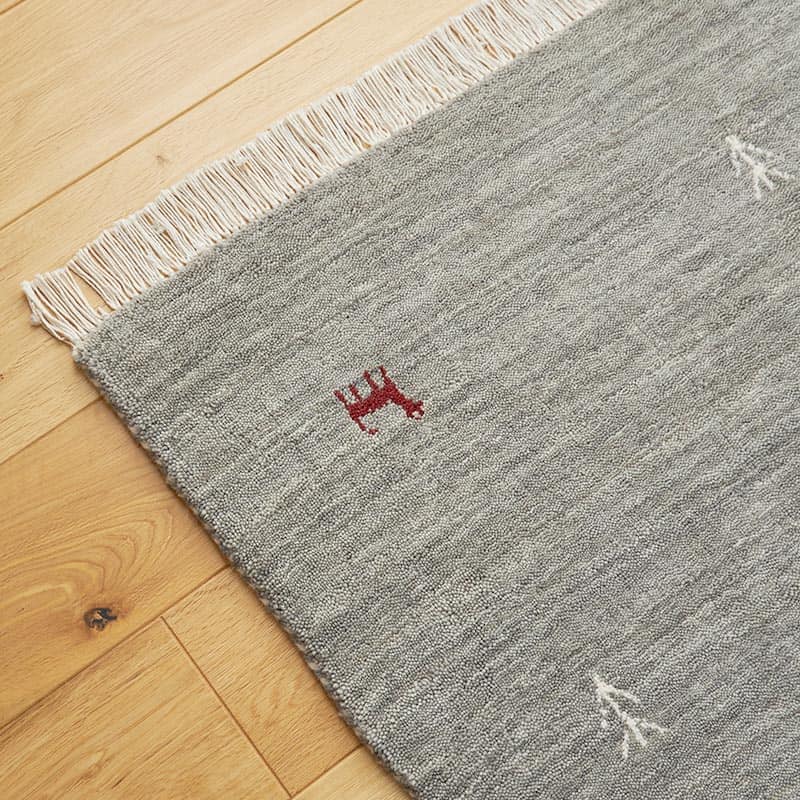 超激安！天然ウール100%のナチュラルカラーがかわいいインド製手織り