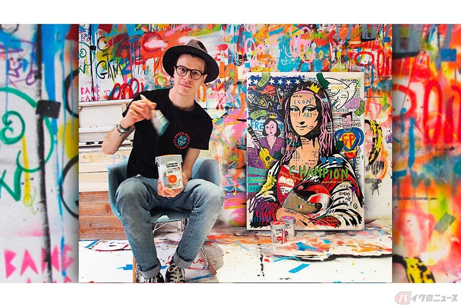 若手芸術家Jisbarによる「ドゥカティ・モナリザ」がオークションに