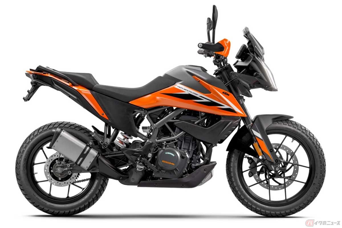 KTM「250 ADVENTURE」2024年モデルで新グラフィック採用 ワイヤー