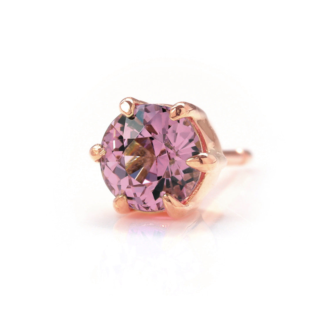 ビズー公式】マラヤガーネットK18(18金) PT ピアス(片耳) アミーユ