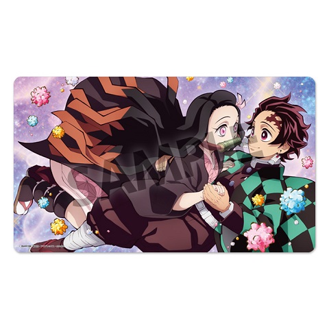 鬼滅の刃』イラスト入りラバーマット 炭治郎＆煉獄や炭治郎＆善逸