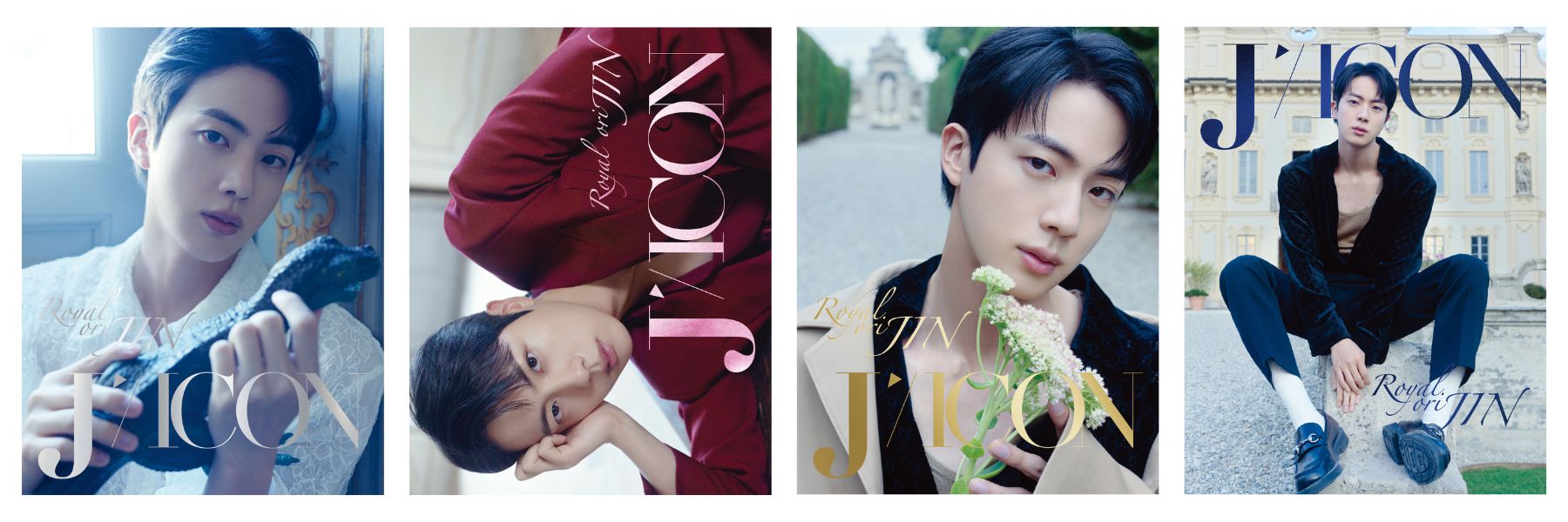 BTS・JINソロ写真集「DICON」4タイプ表紙＆スマホにぴったりな特典公開