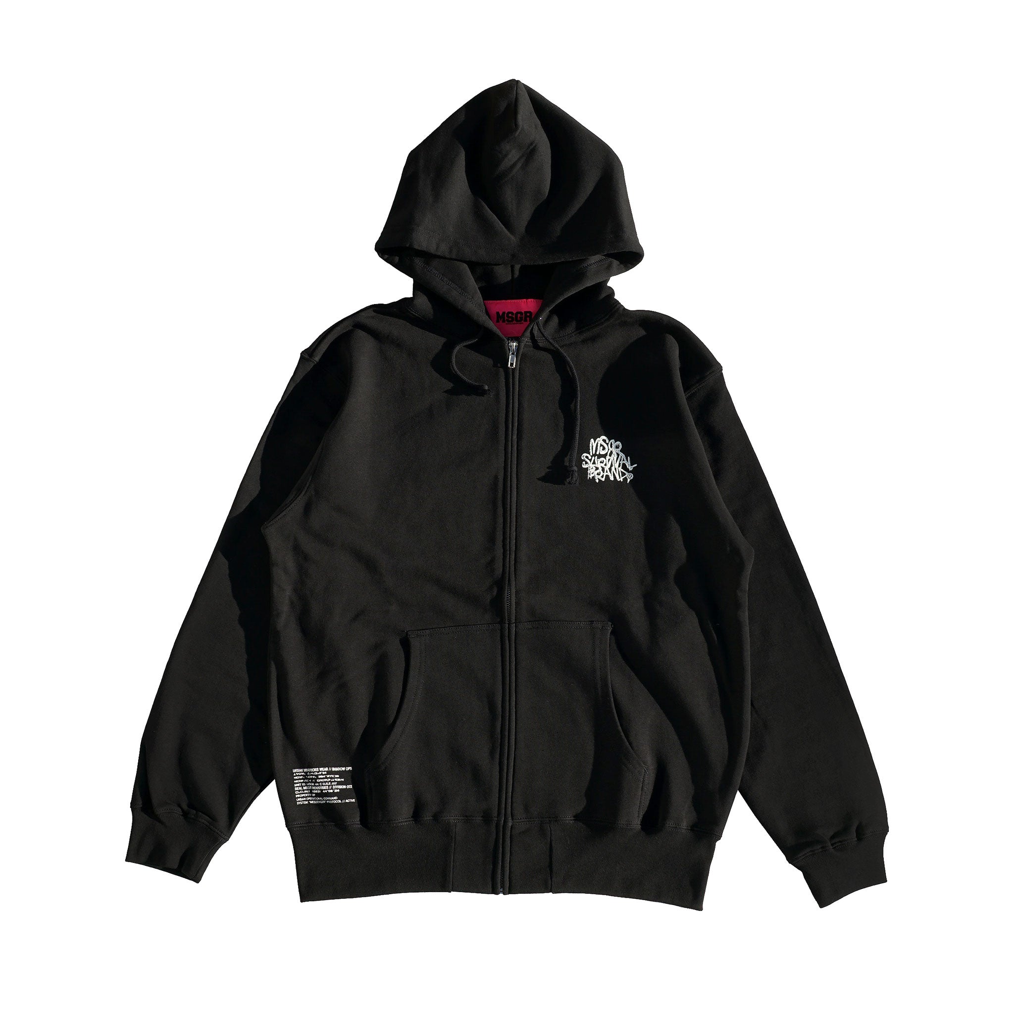 MSGR ジップパーカー / SURVIVE THE STREET 10oz PILE ZIP HOOD – boil