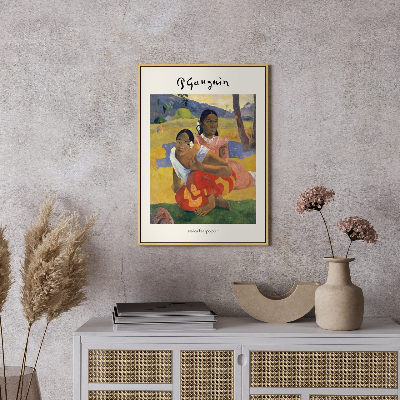 ポール・ゴーギャン《ナフェア・ファー・イポイポ？I（いつ結婚するの