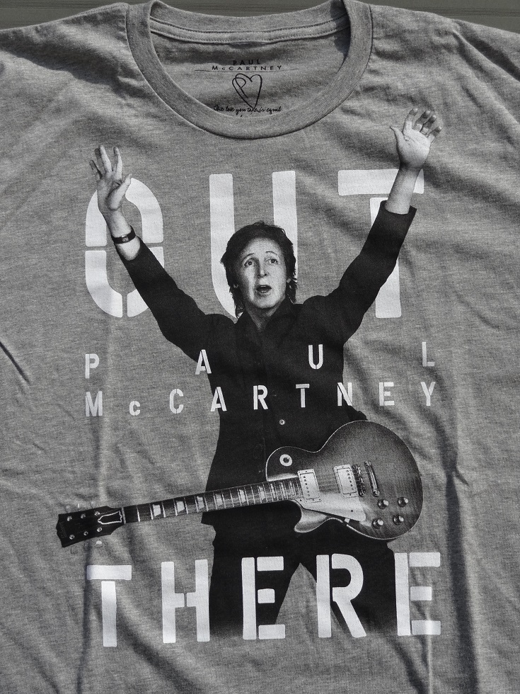 ポール・マッカートニーのTシャツは4,000円！3D、ユニオンジャック
