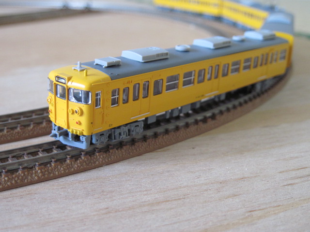 micro 113系・115系・簡易更新車・濃黄色 4両セット 入線 | かもつ