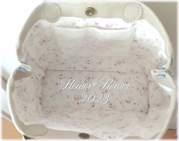 まちにログキャビンのバッグ（5）完成♪ - ふらわ～ぁ*ふらわ～ぁ